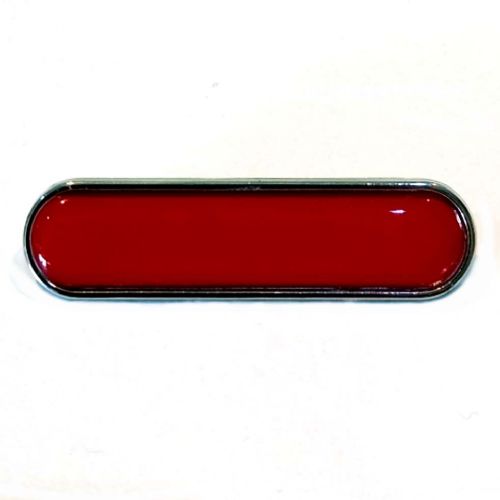 Burgundy Red bar badge